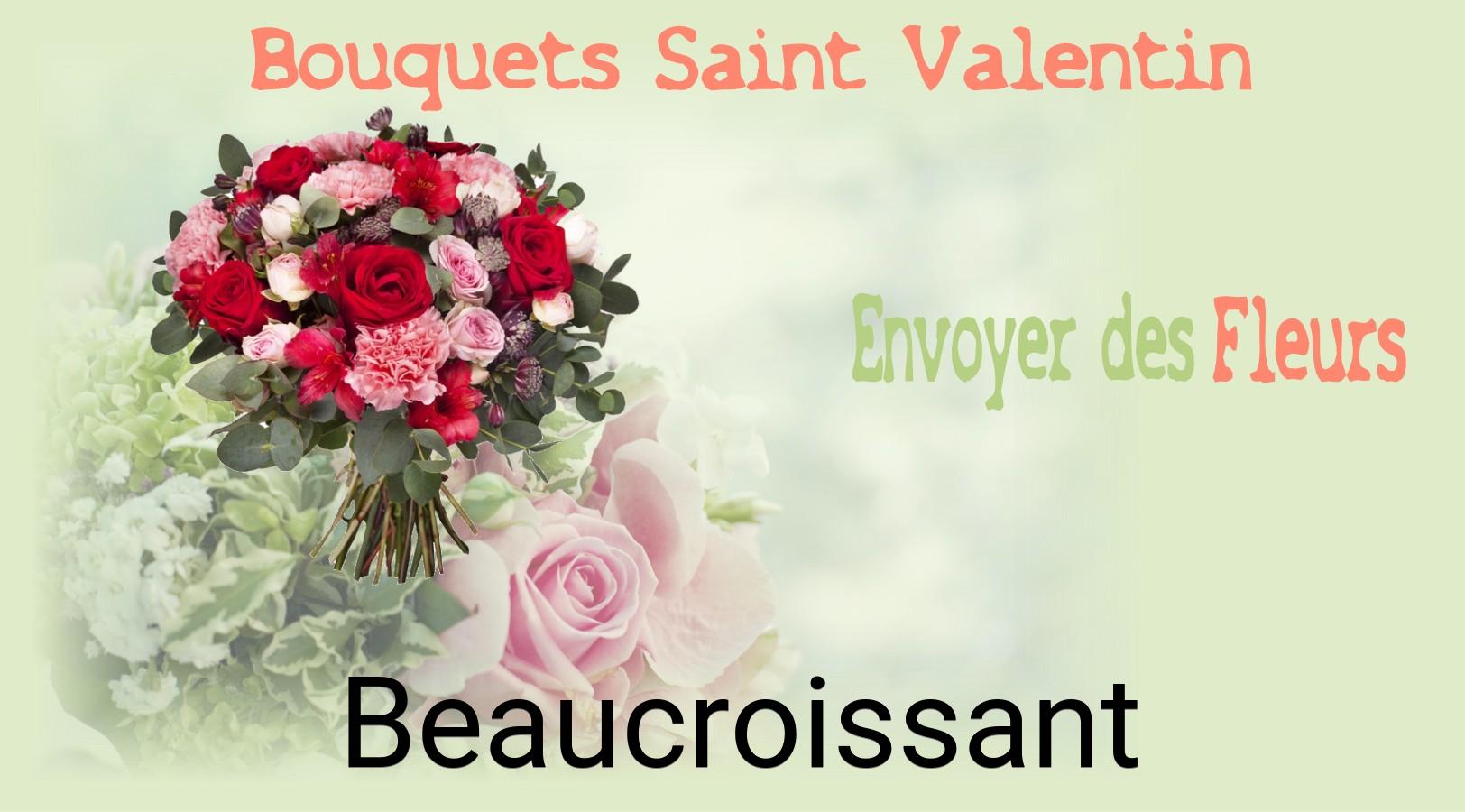 Roses de Saint-Valentin livrées à Beaucroissant